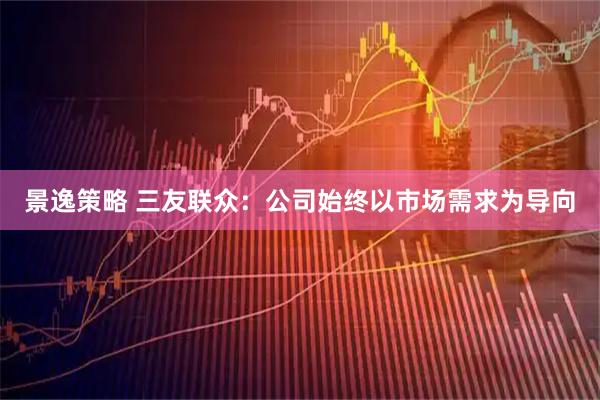 景逸策略 三友联众：公司始终以市场需求为导向